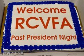 RCVFA Meeting Past Presidents night