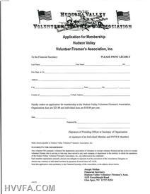 HVVFA Members Application