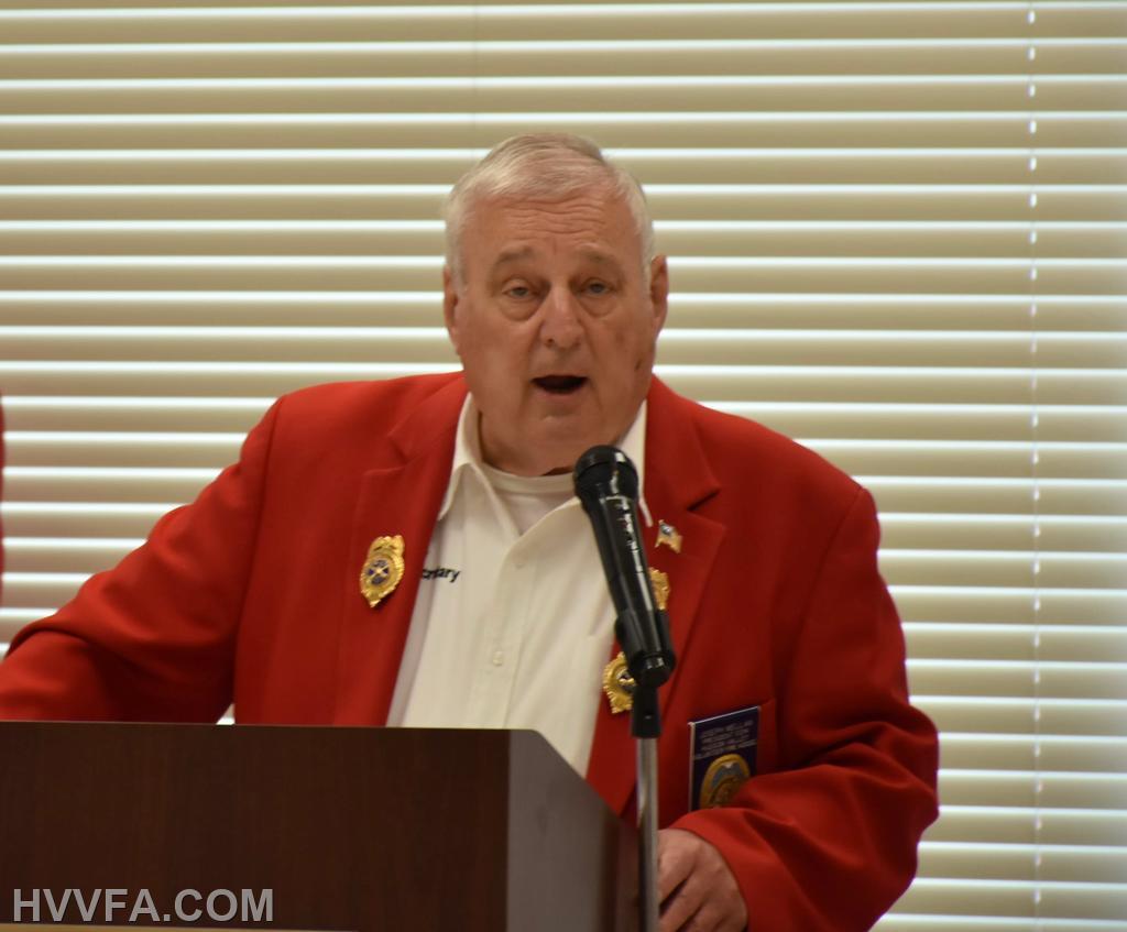   HVVFFA Financial Secretary Joe Mellan